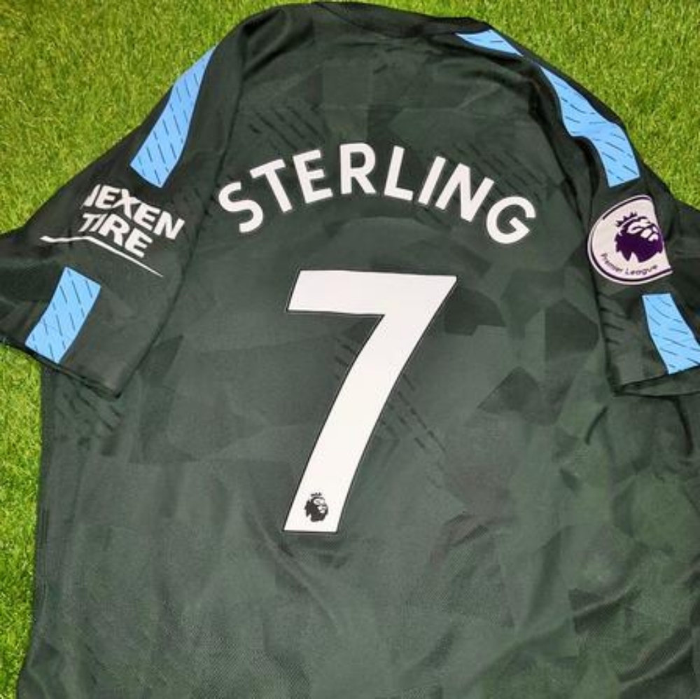 Authentic Used Raheem Sterling Manchester City Aeroswift Player Issue Jersey XL